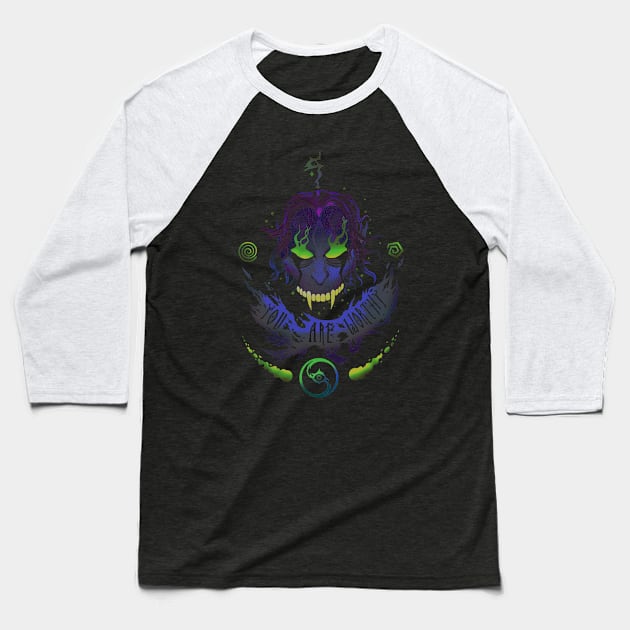 Soul Reaver inspired Raziel color Baseball T-Shirt by Moonjelly88